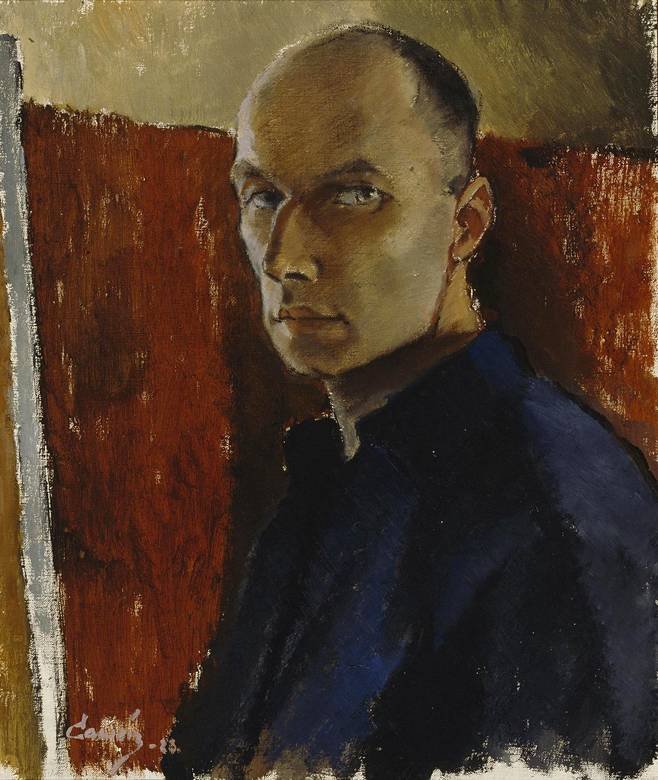 Zelfportret door Alvar Cawén