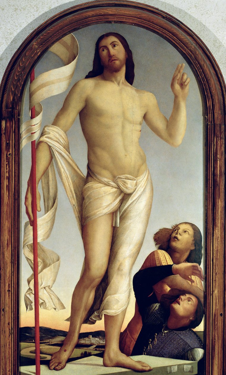 De Opstanding door Alvise Vivarini