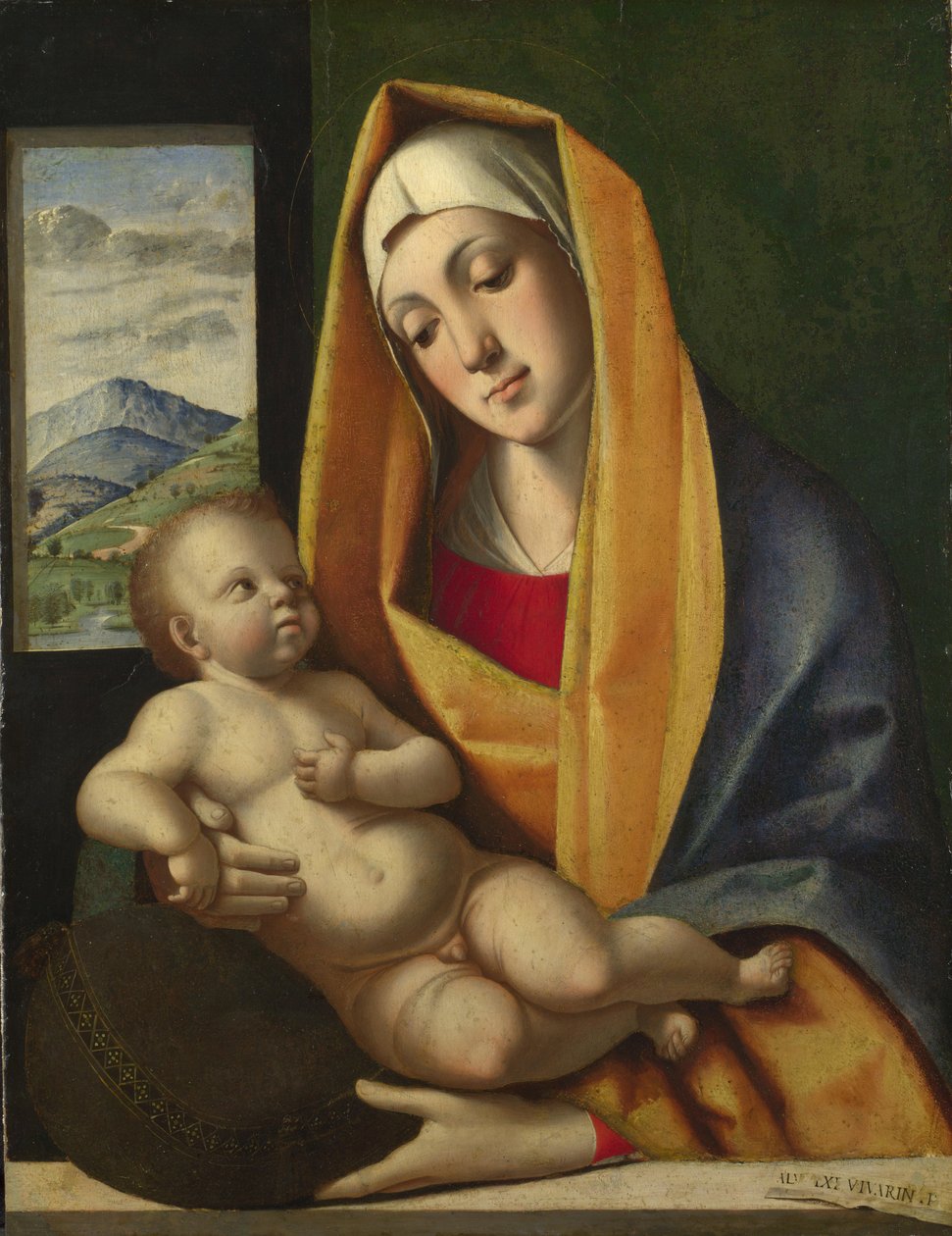 De Maagd en het Kind, ca. 1483 door Alvise Vivarini