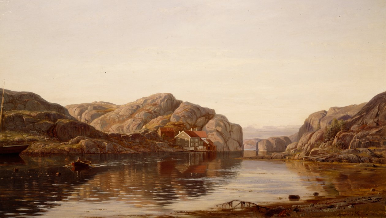 Ny-Hellesund door Amaldus Nielsen