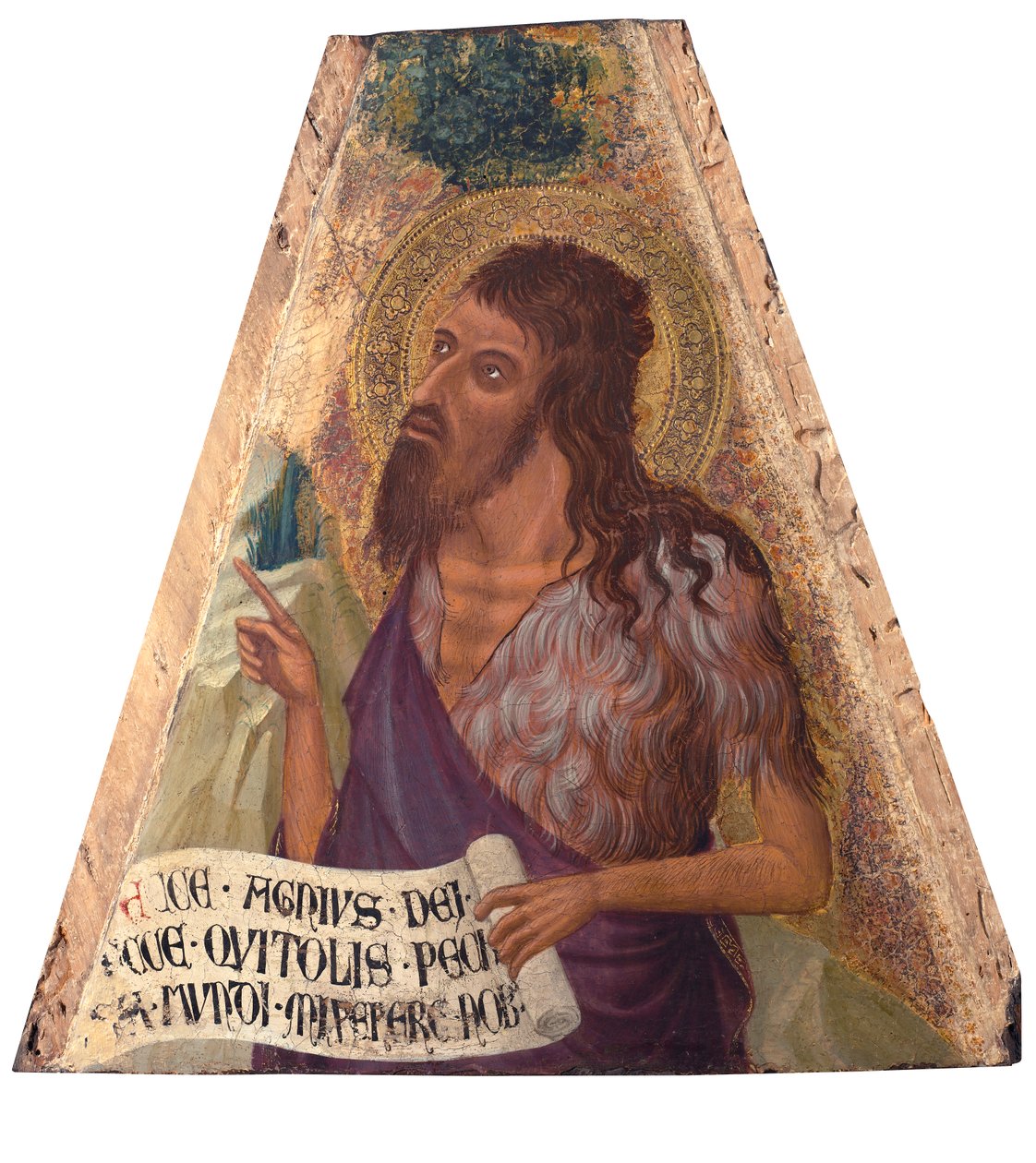 St. Johannes de Doper door Ambrogio Lorenzetti