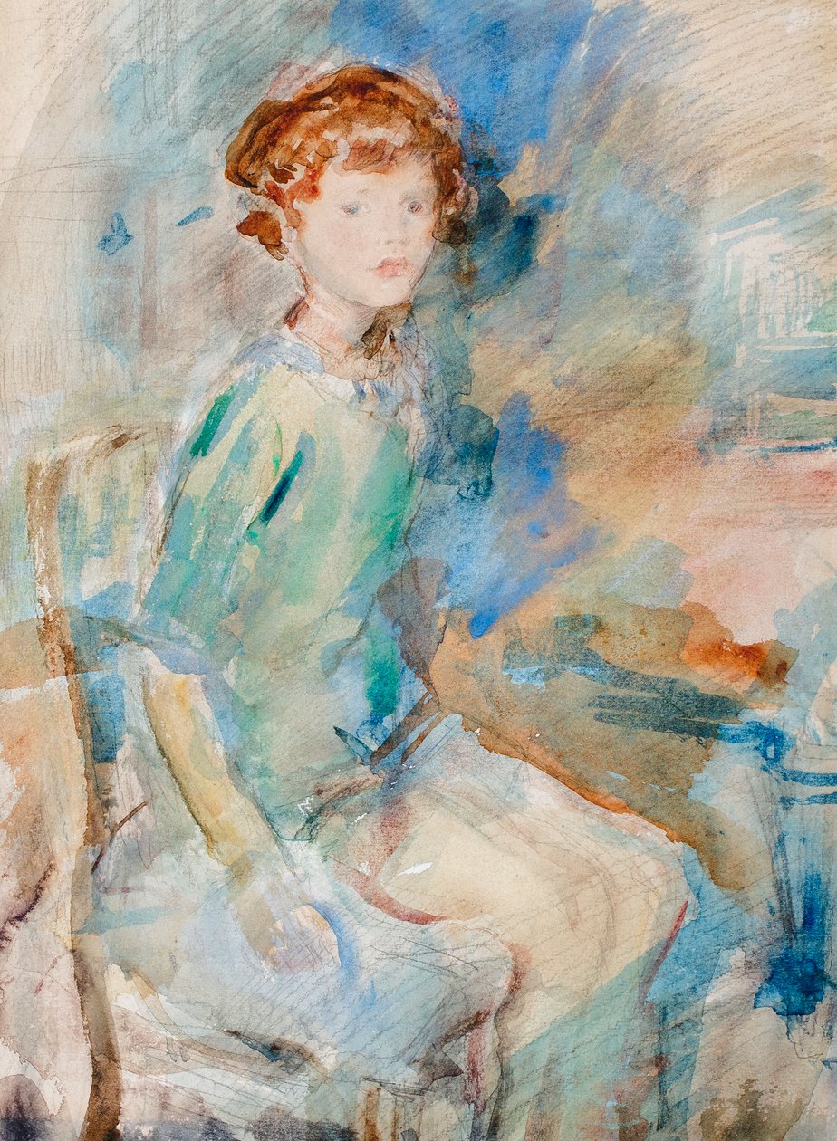 Portret van een Kind, c.1920 door Ambrose McEvoy