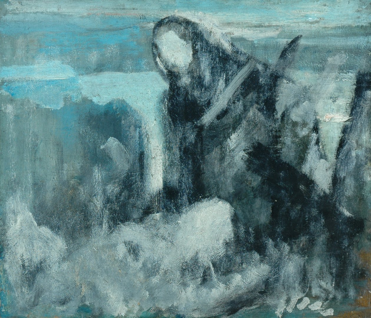 Schets voor "De nettenboeters" (c.1911-1912) door Ambrose McEvoy