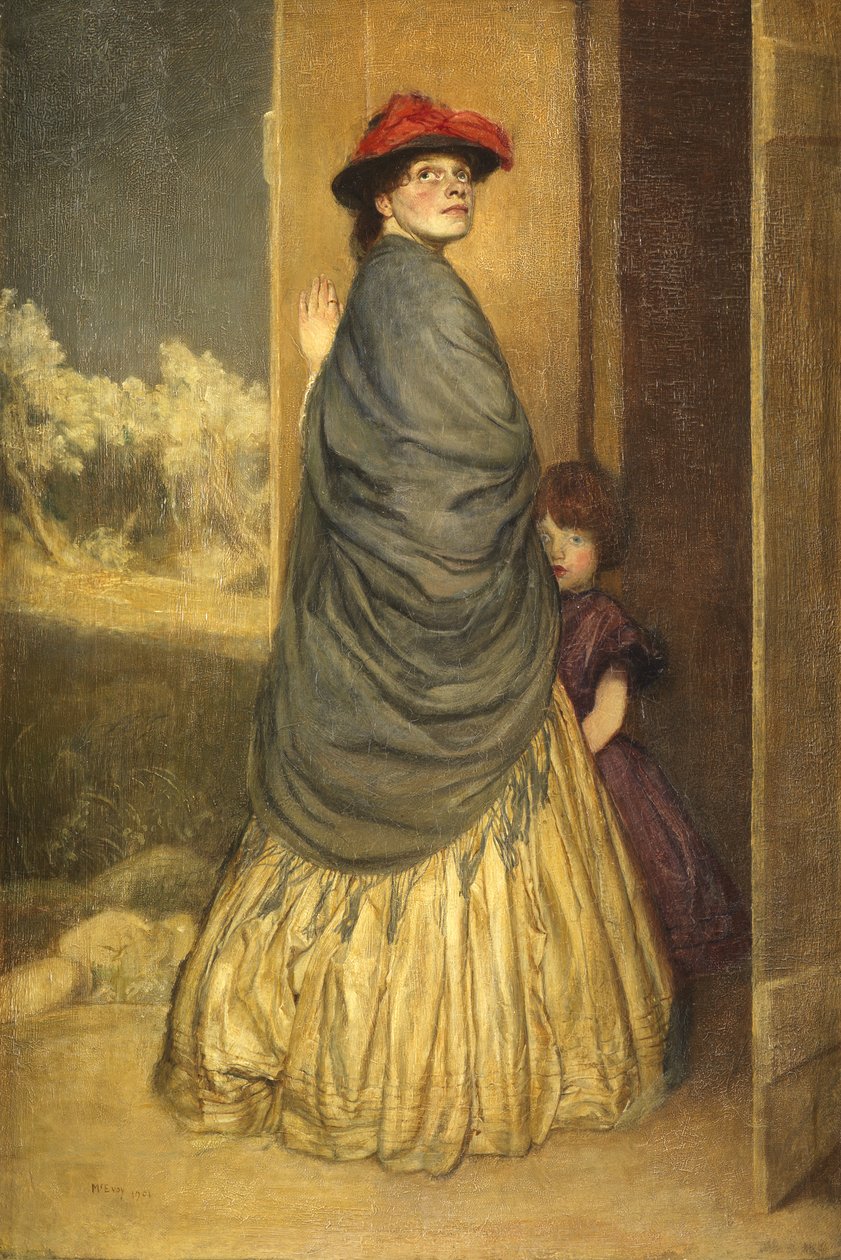 De onweersbui, 1901 door Ambrose McEvoy