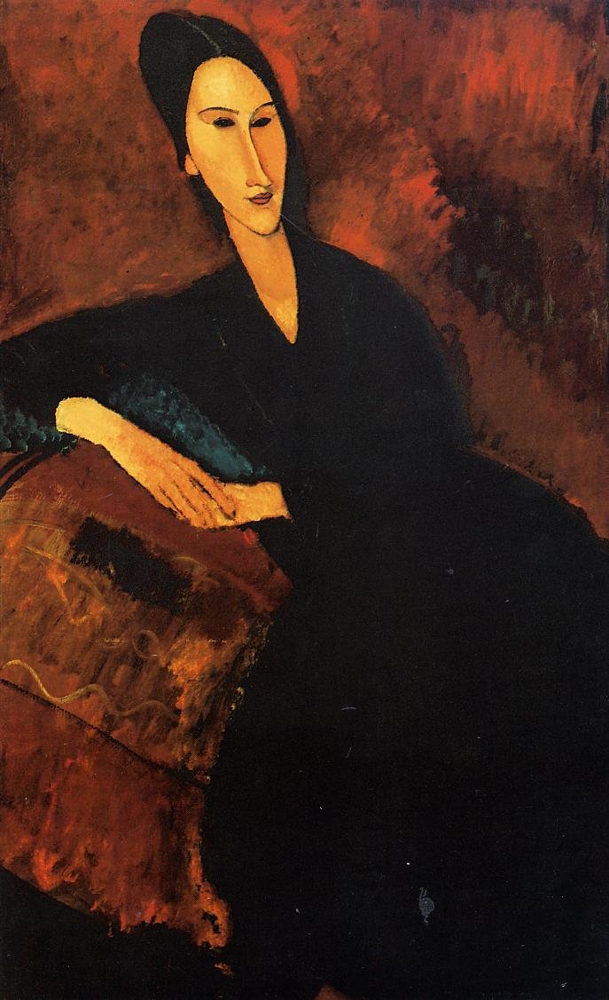 Anna Zborowska door Amedeo Modigliani