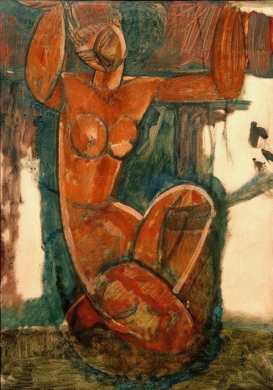 Kariatide door Amedeo Modigliani