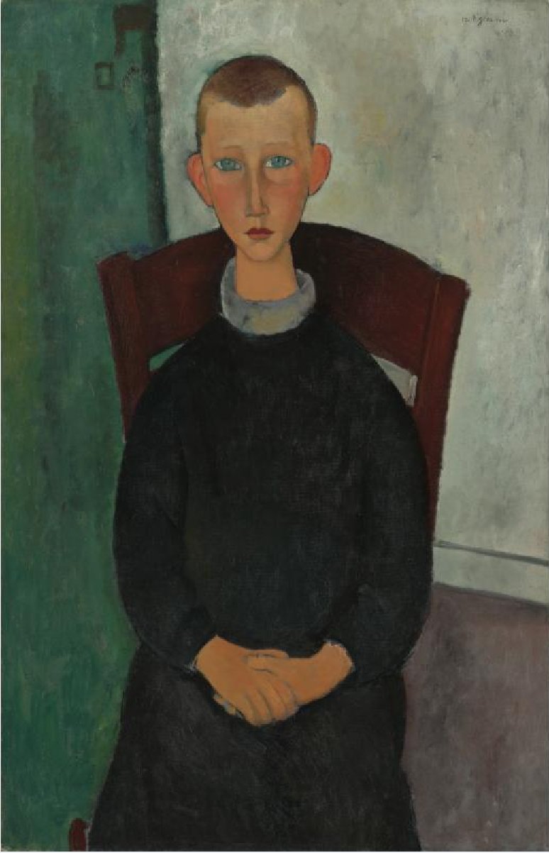 De zoon van de conciërge door Amedeo Modigliani