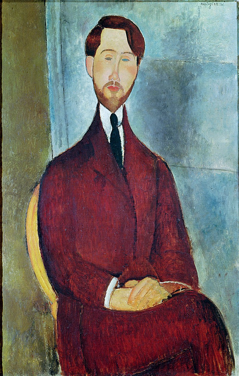 Leopold Zborowski, 1917 door Amedeo Modigliani