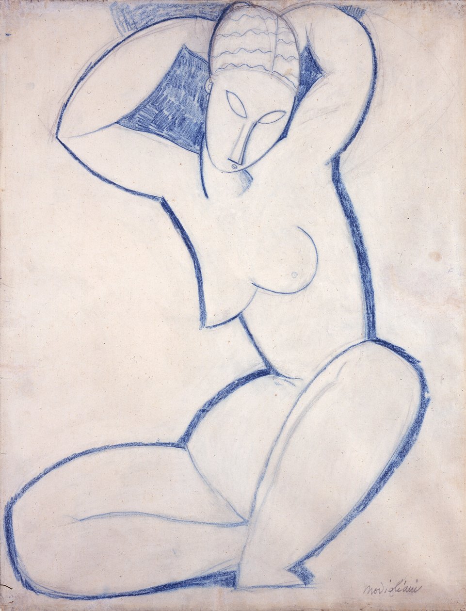 Kariatide door Amedeo Modigliani