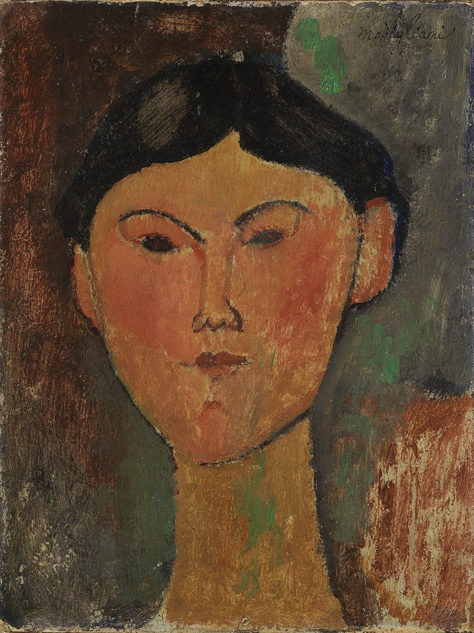 Beatrice Hastings, 1915 door Amedeo Modigliani