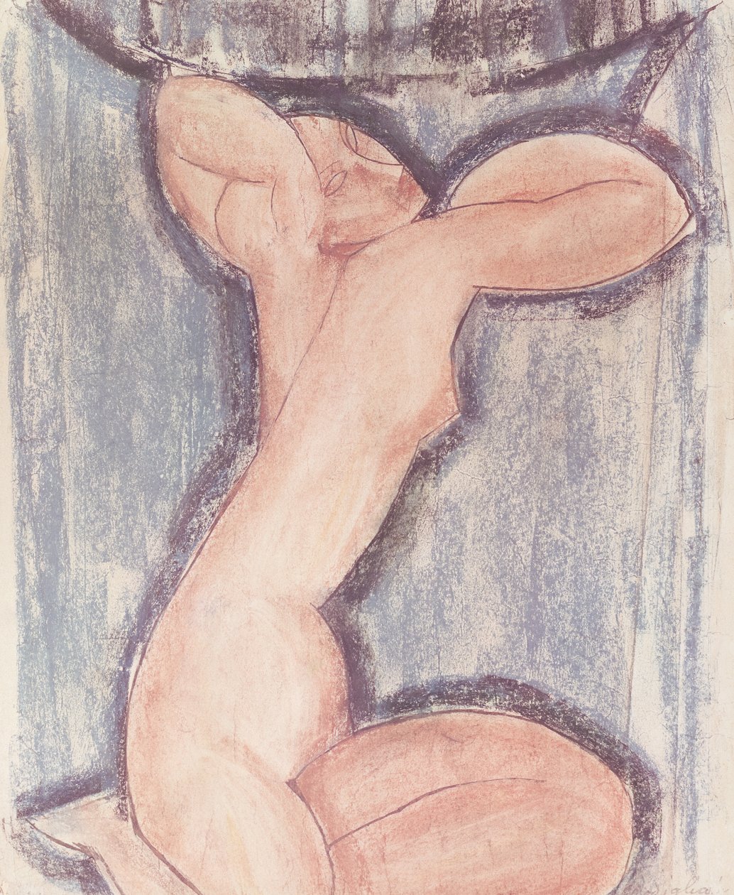Kariatide door Amedeo Modigliani