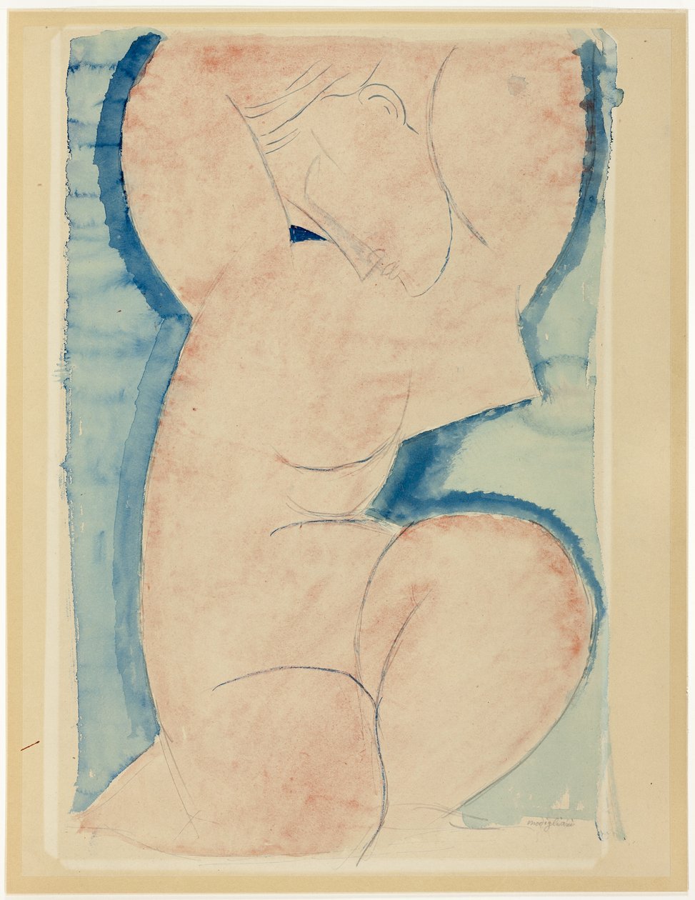Kariatide door Amedeo Modigliani