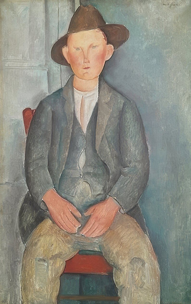 De kleine boer door Amedeo Modigliani