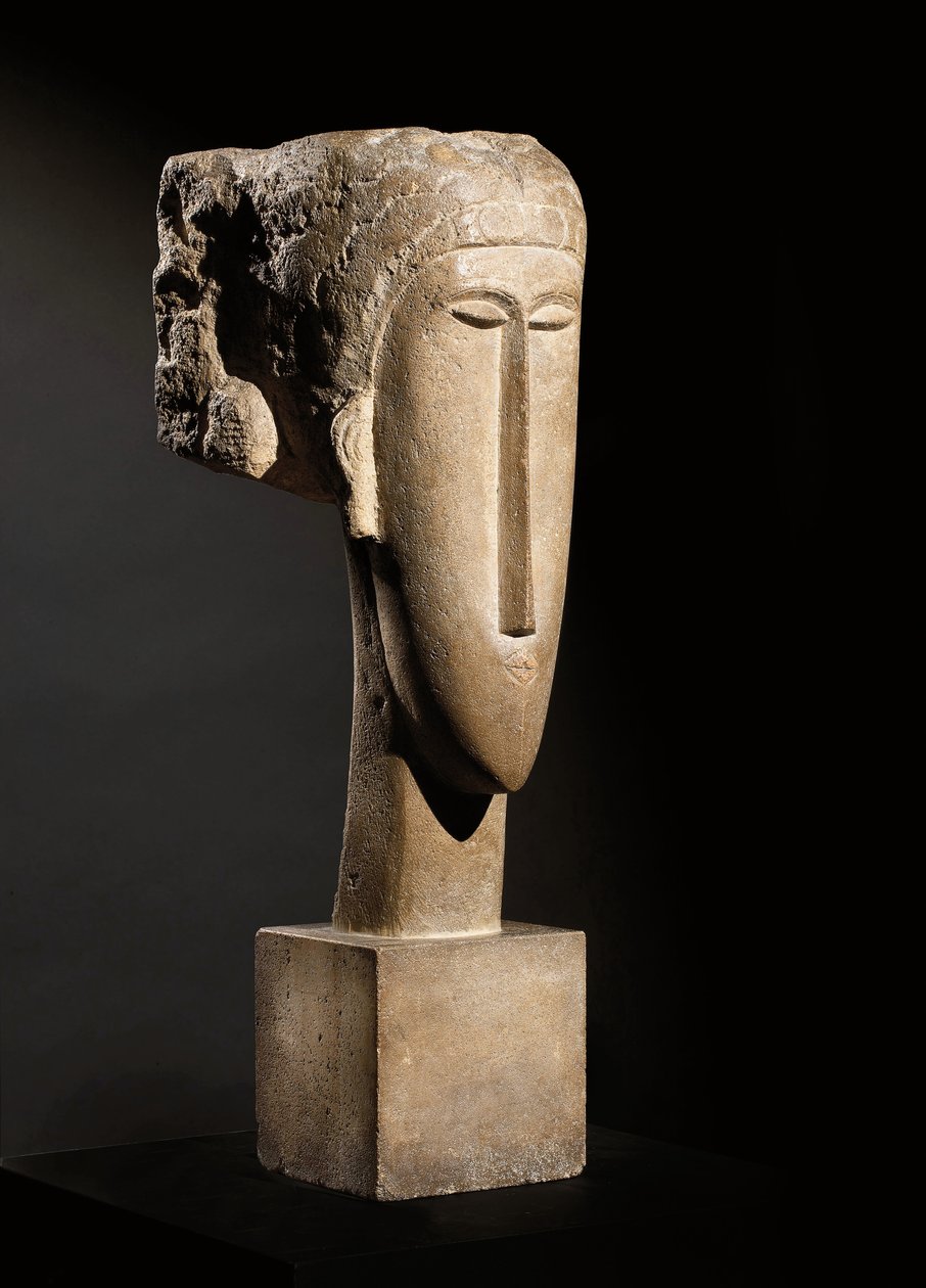 Hoofd door Amedeo Modigliani