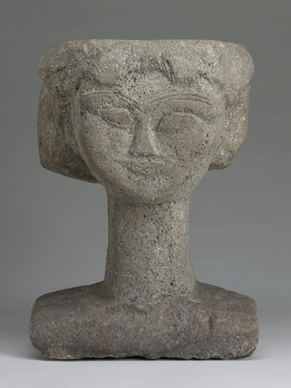 Hoofd, circa 1911 door Amedeo Modigliani