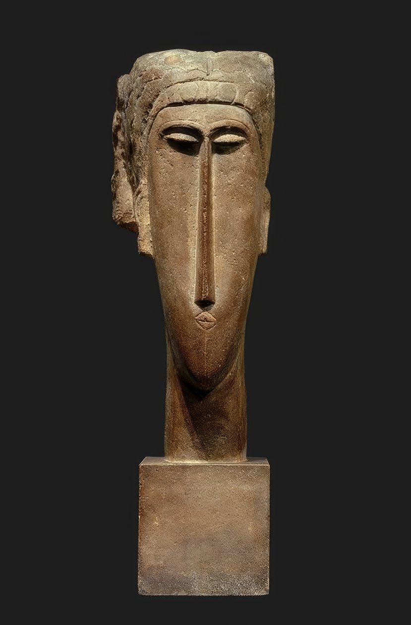 Hoofd door Amedeo Modigliani
