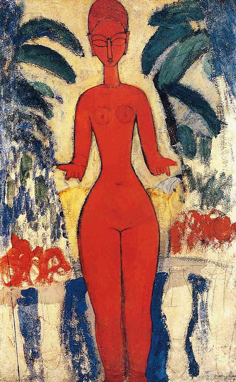 Staande naakt door Amedeo Modigliani