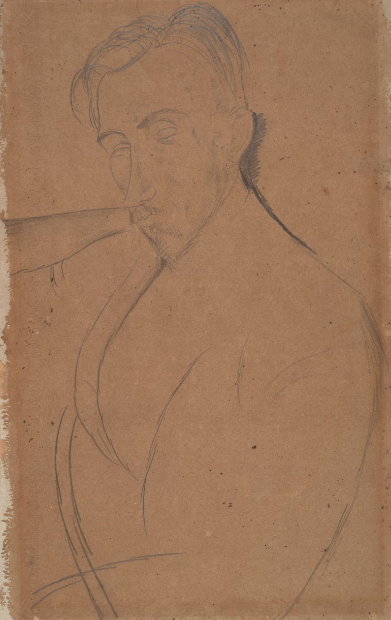 Portret van Donato Frisia door Amedeo Modigliani
