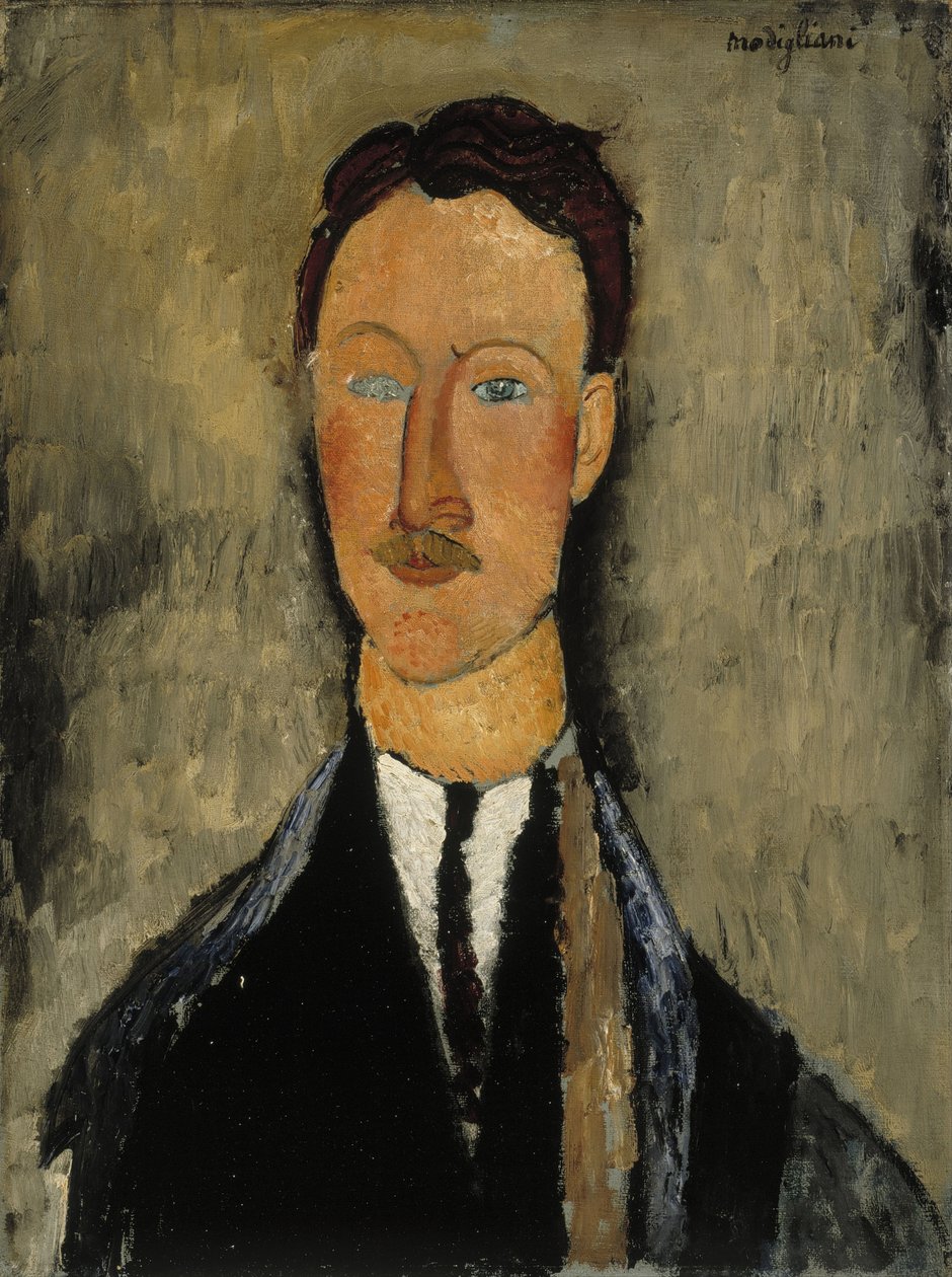 Portret van Léopold Survage door Amedeo Modigliani