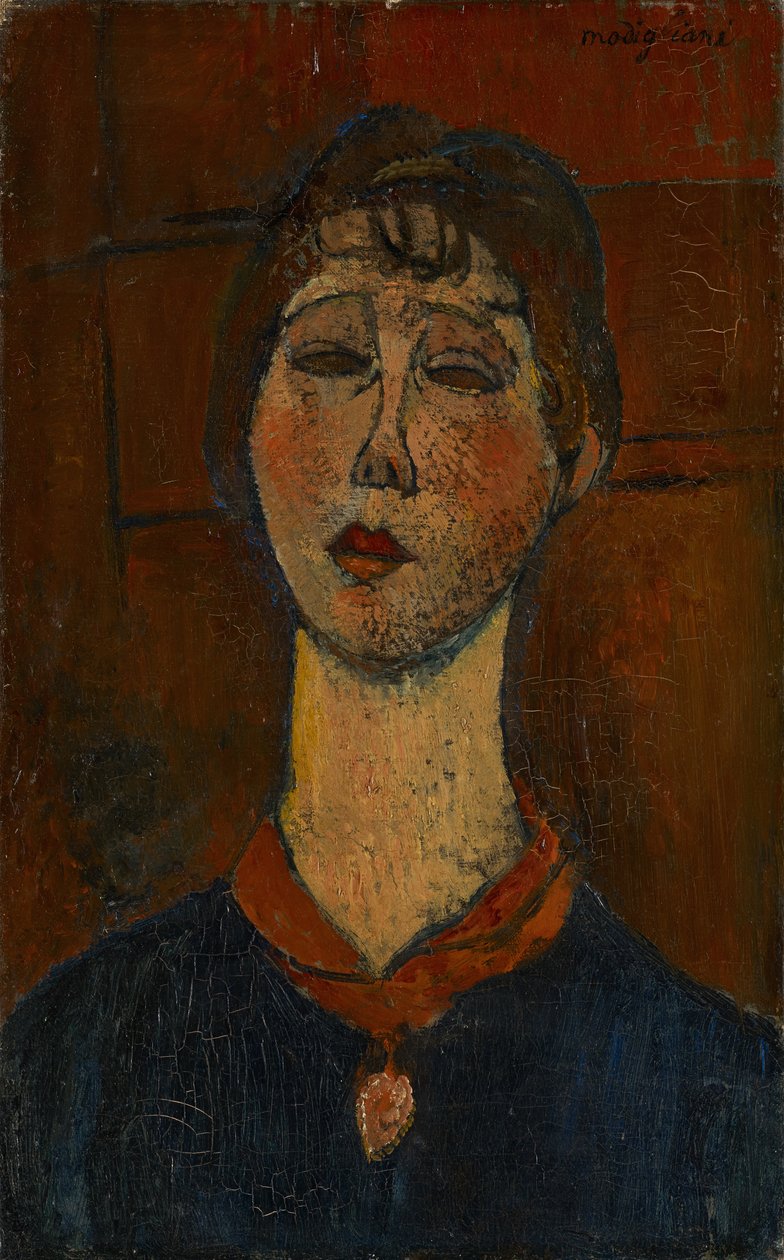 Portret van Madame Dorival door Amedeo Modigliani