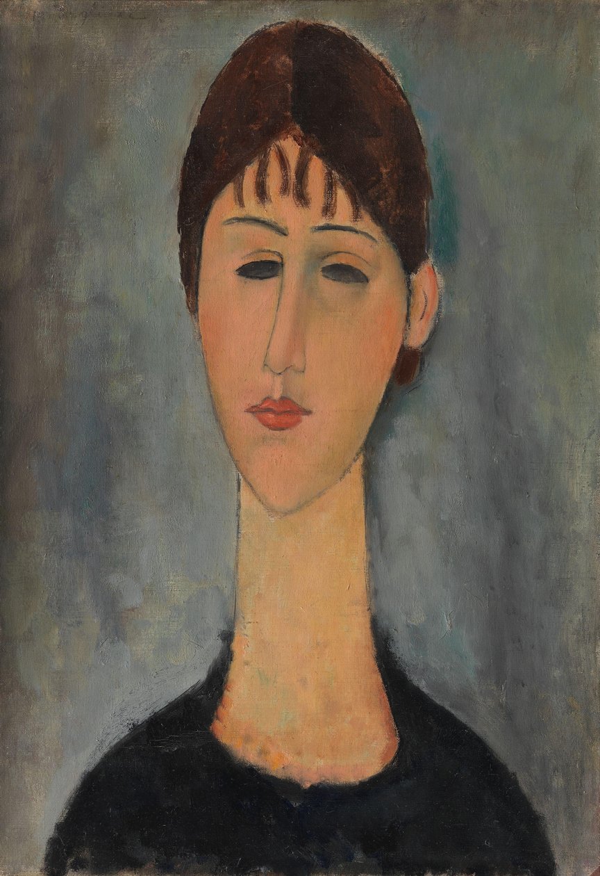 Jonge Vrouw (Anna Zborowska) door Amedeo Modigliani