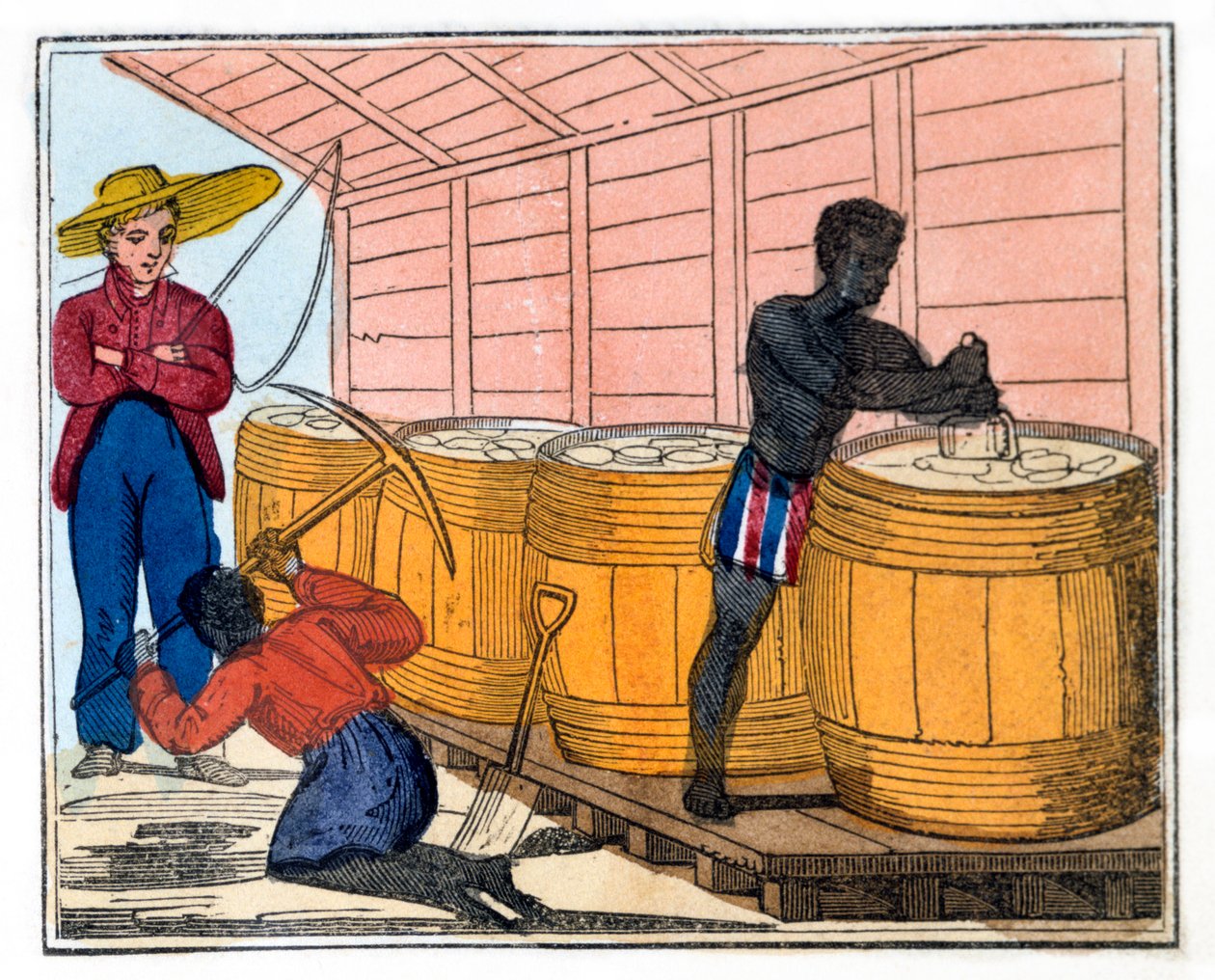 Vullen en afdekken van vaten, 1826 door Amelia Alderson Opie