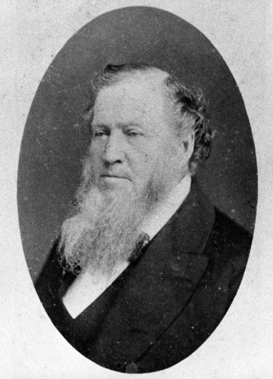 Brigham Young, ca. 1870 door American Photographer