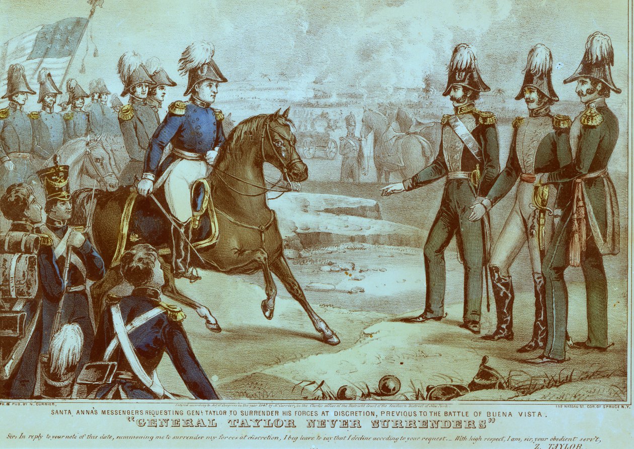 Generaal Taylor geeft nooit op, 1847 door American School