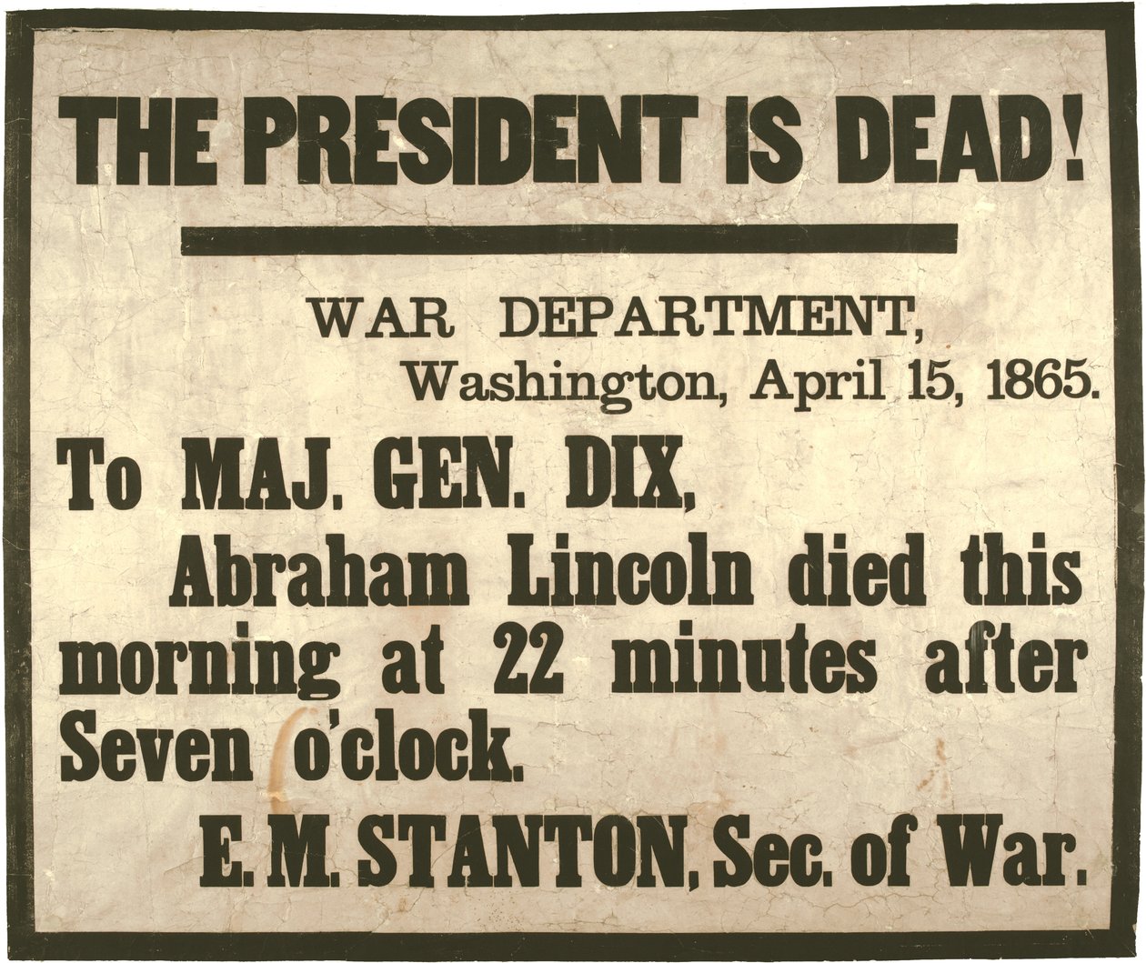 De president is dood, 15 april 1865 door American School