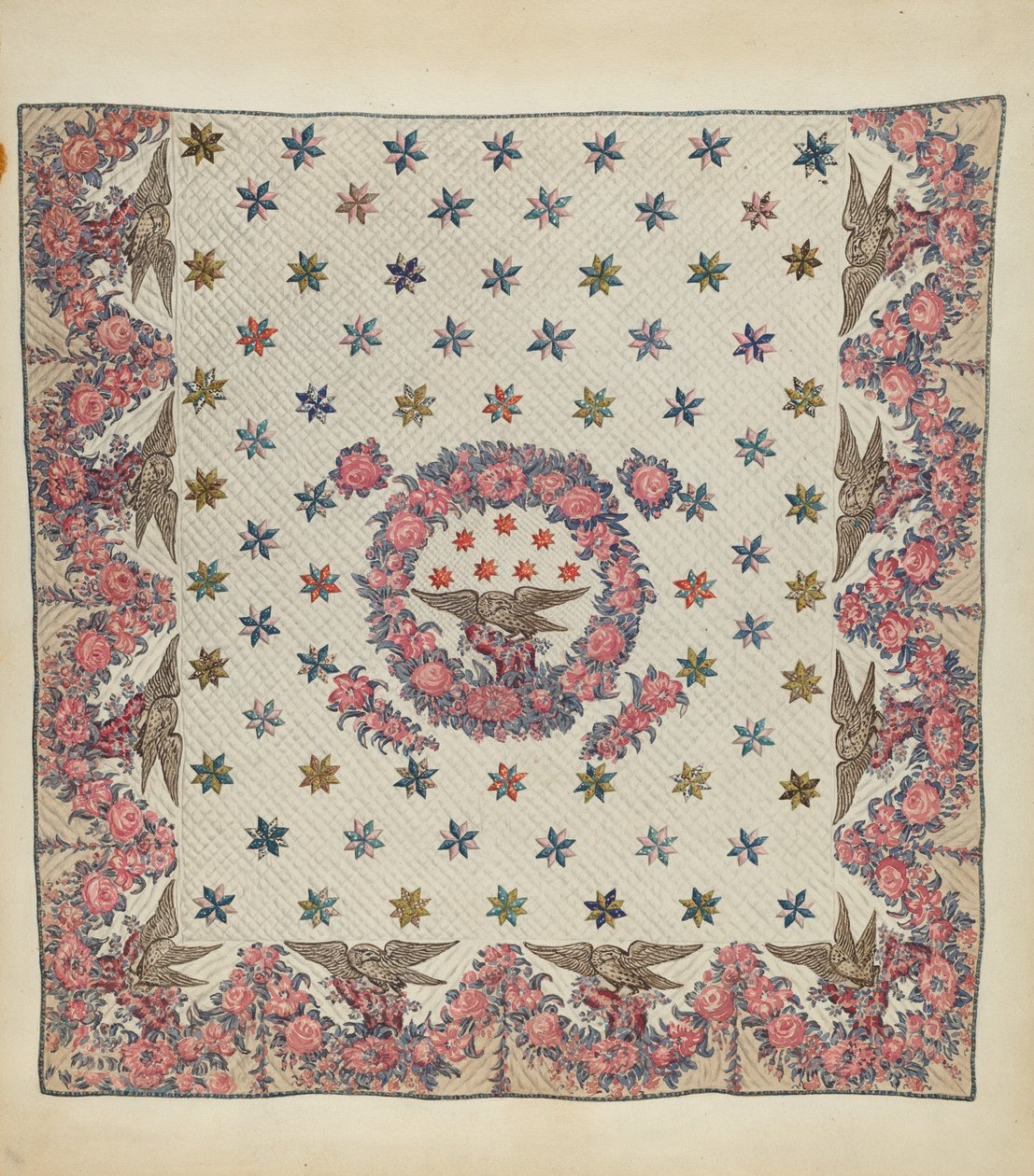 Eeuwfeest quilt door American 20th Century