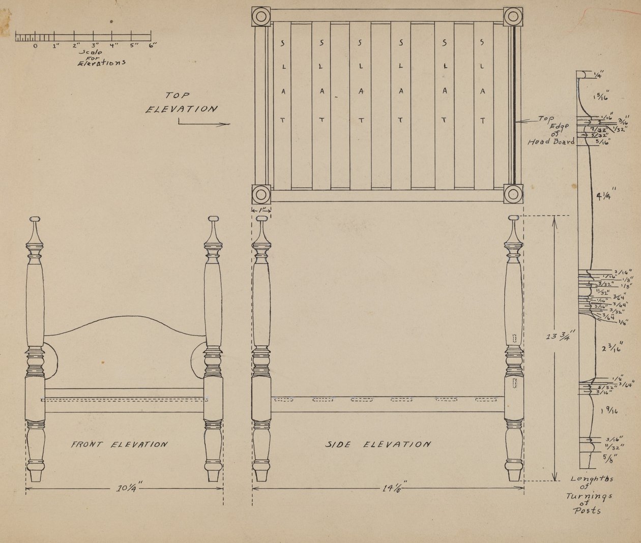 Poppenbed door American 20th Century