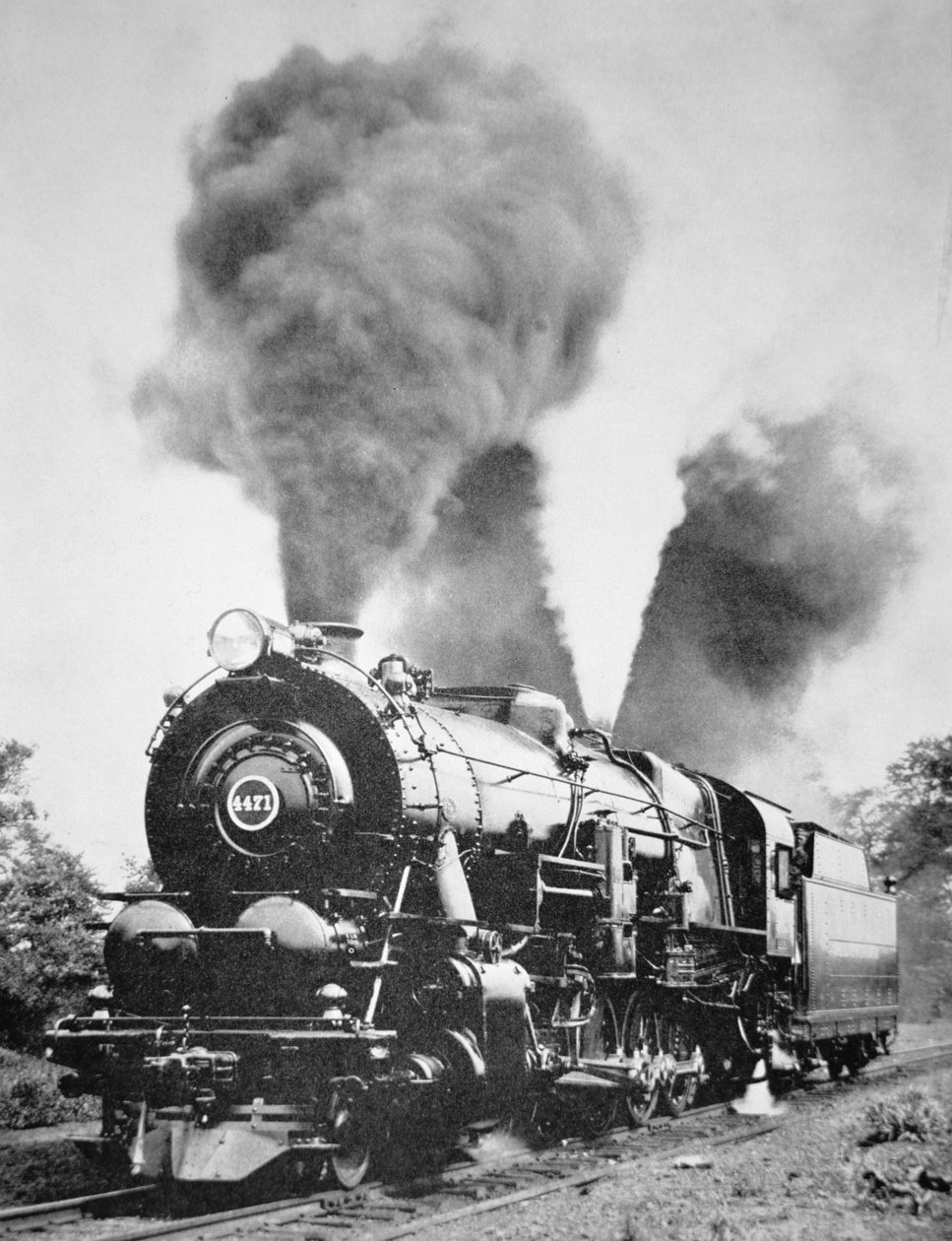 Een Decapod locomotief door American Photographer