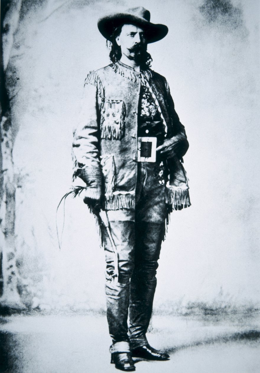 Buffalo Bill Cody (1846-1917) door American Photographer