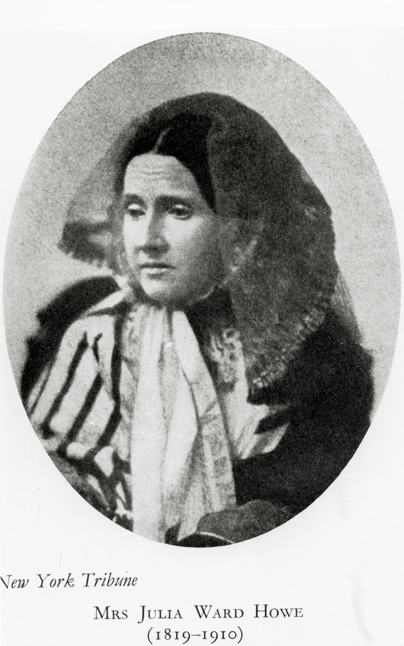 Mevrouw Julia Ward Howe, c.1860s door American Photographer