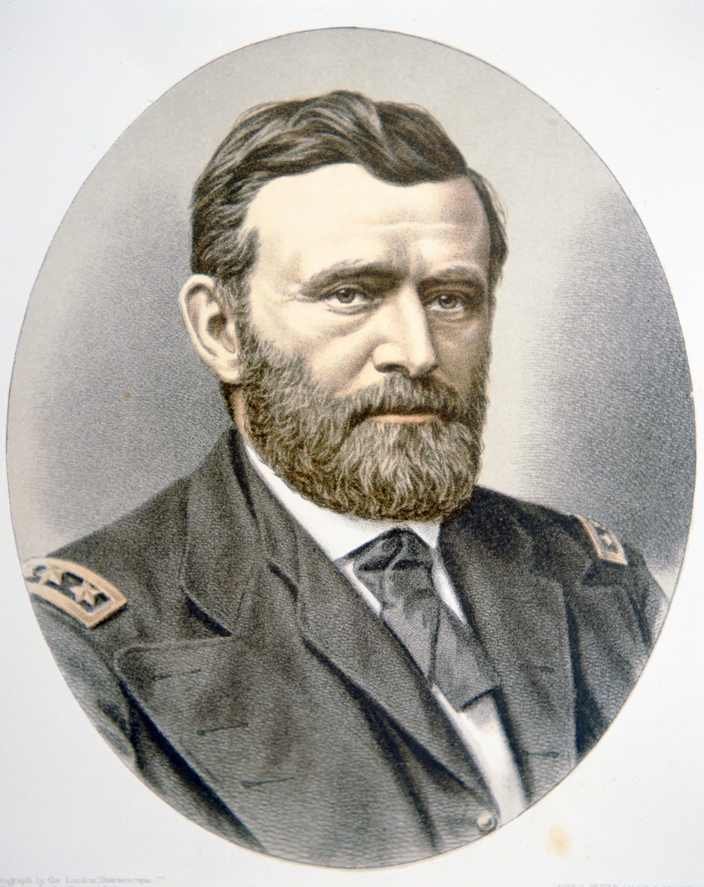 Generaal Ulysses Simpson Grant (1822-85) door American School