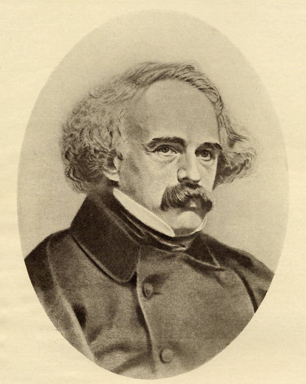 Nathaniel Hawthorne (1804-64) door American School