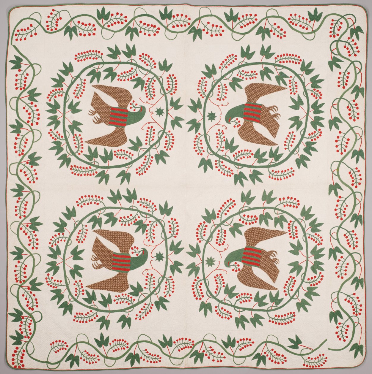 Quilt, c.1840-50 door American School