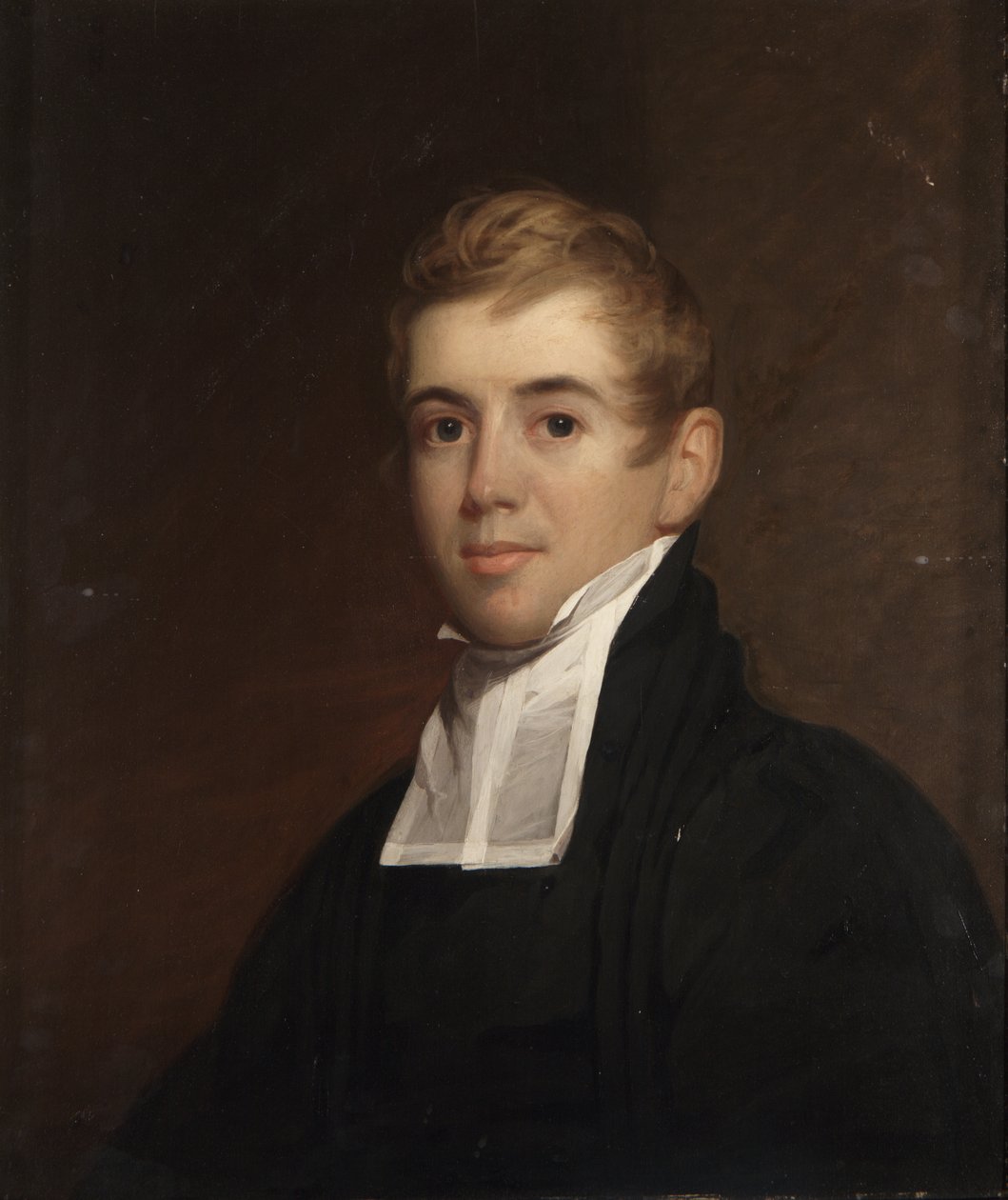 Dominee Joshua Huntington door American School