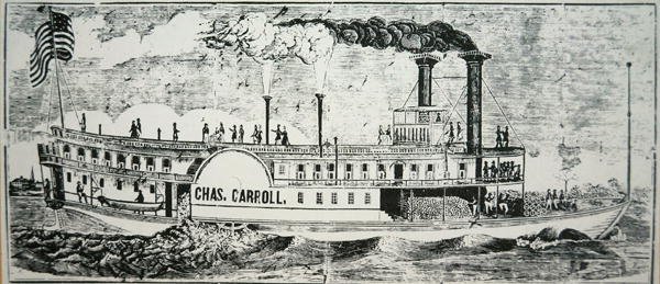De Mississippi zijwieler 