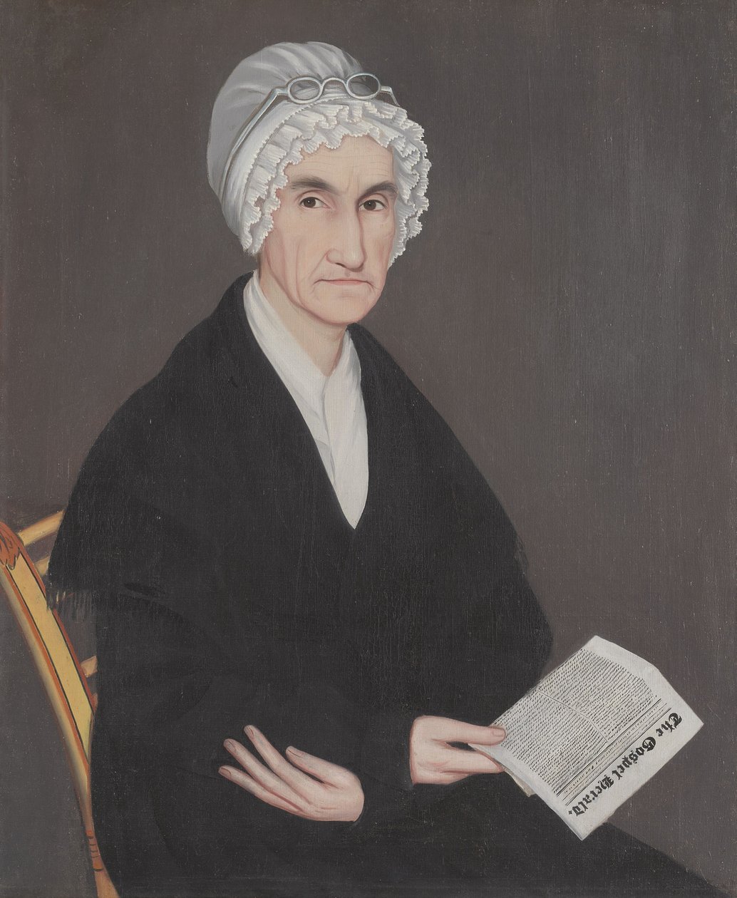 Mevrouw Reuben Allerton (Lois Atherton) door Ammi Phillips