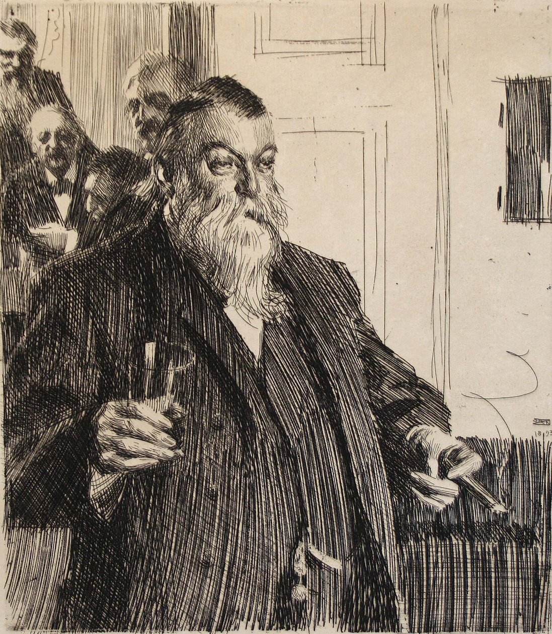 Een toast door Anders Leonard Zorn