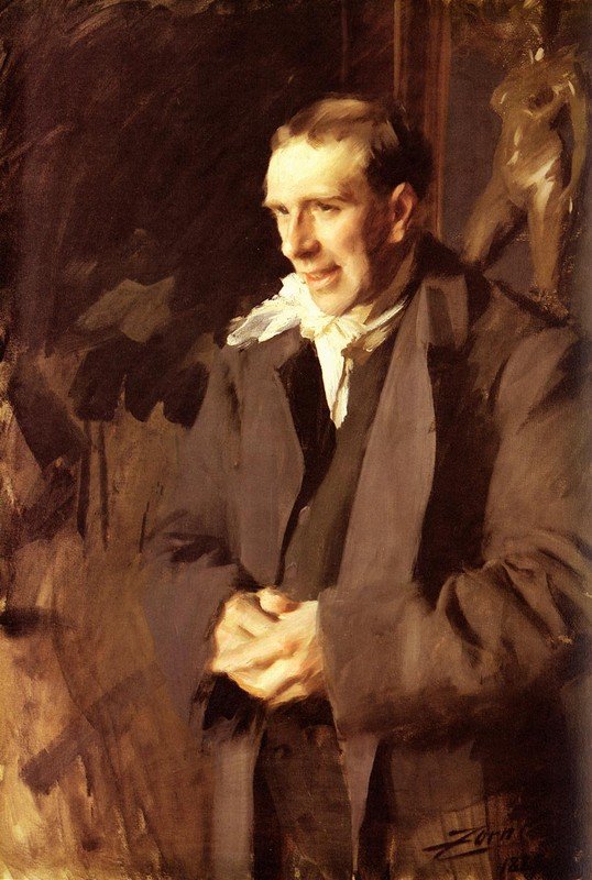 Coquelin Cadet door Anders Leonard Zorn