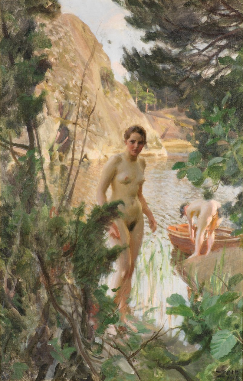De Jollen door Anders Leonard Zorn