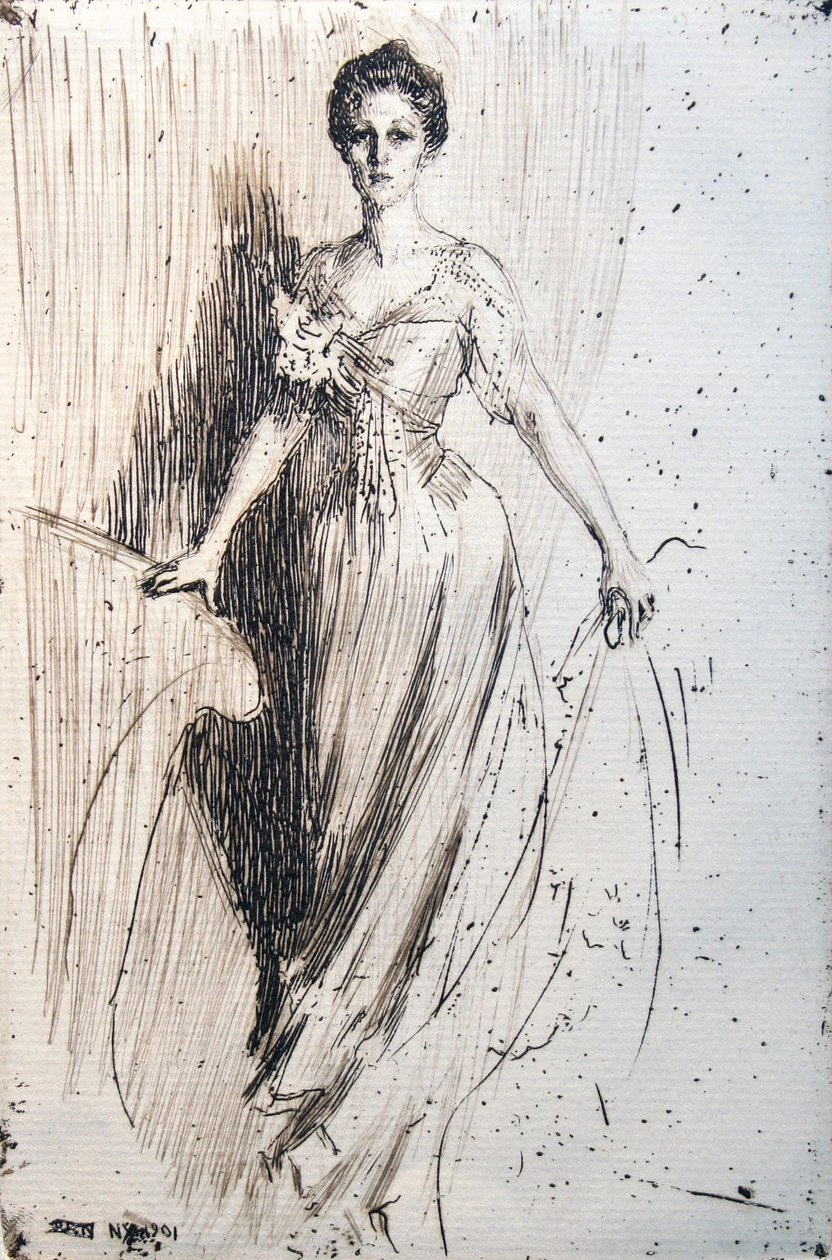 Miss Lurman door Anders Leonard Zorn