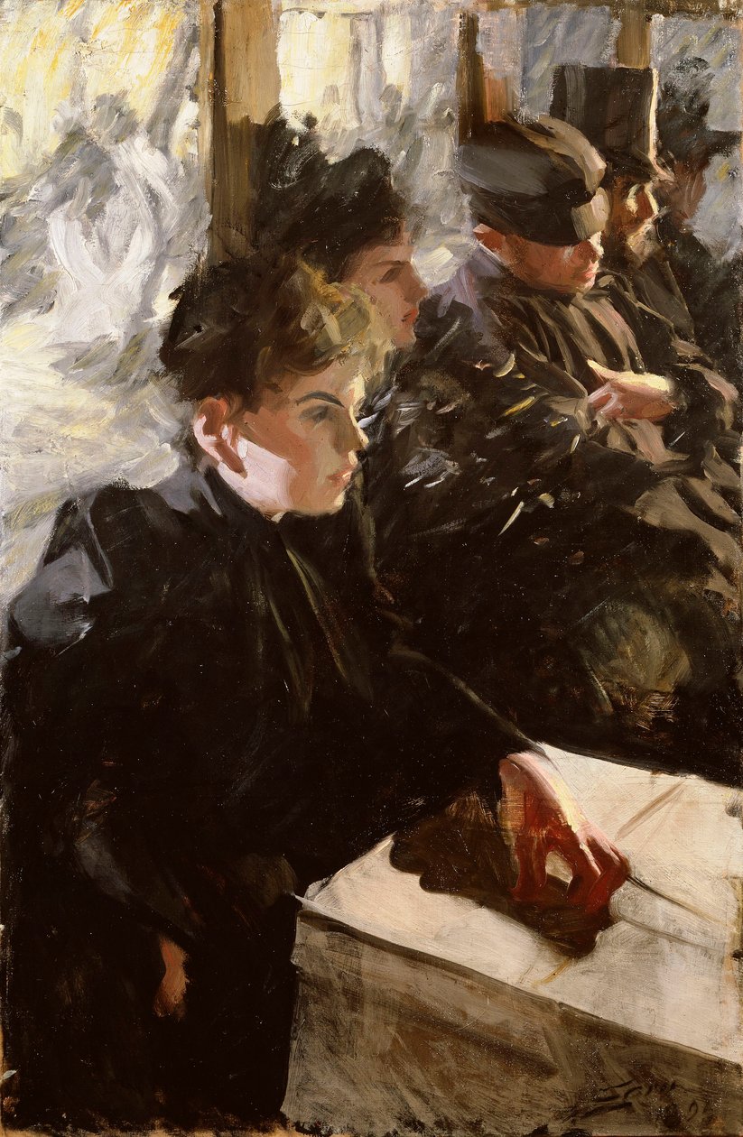 Omnibus I, 1895 door Anders Leonard Zorn