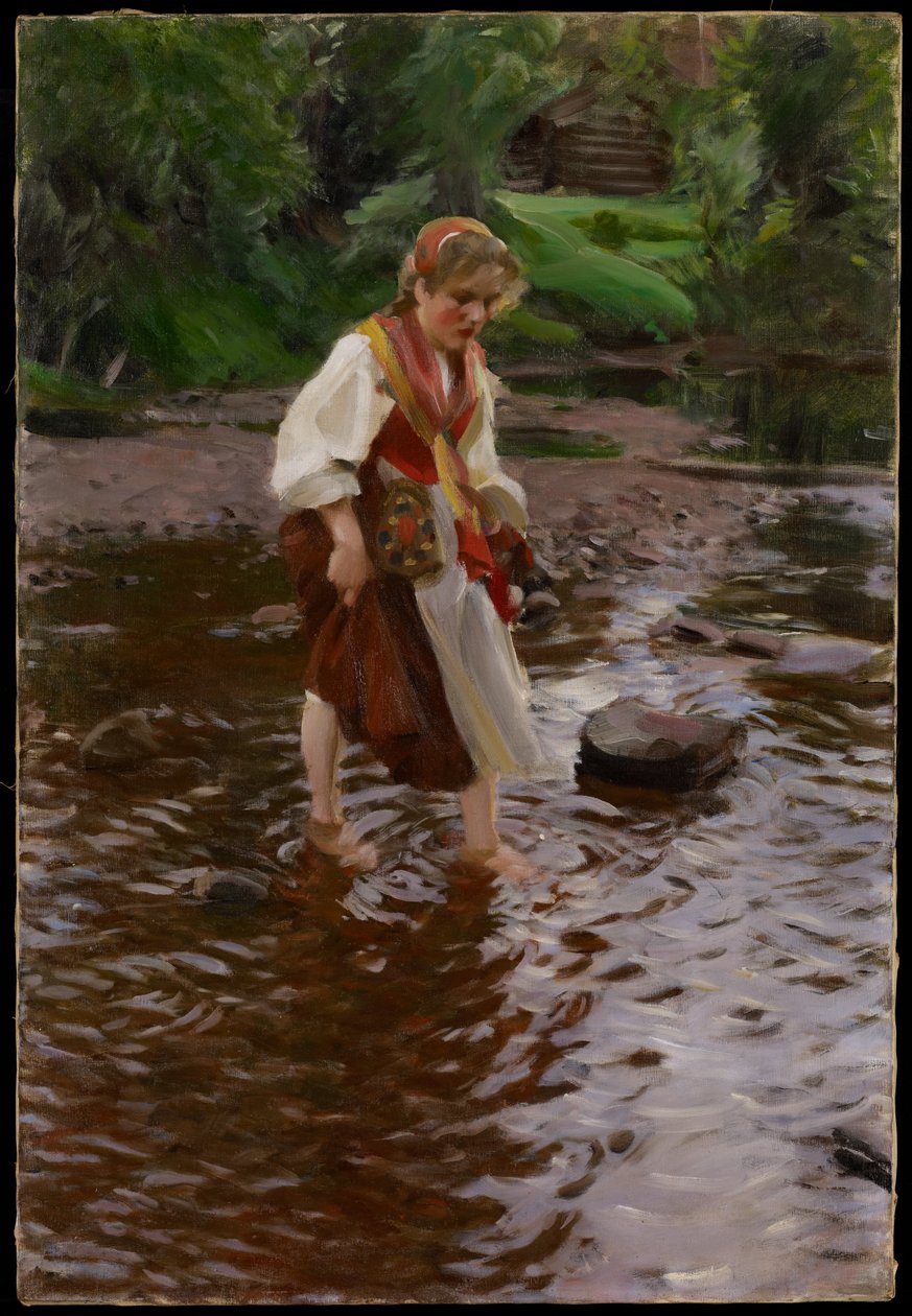 Het Meisje uit Alvdalen, ca. 1911 door Anders Leonard Zorn