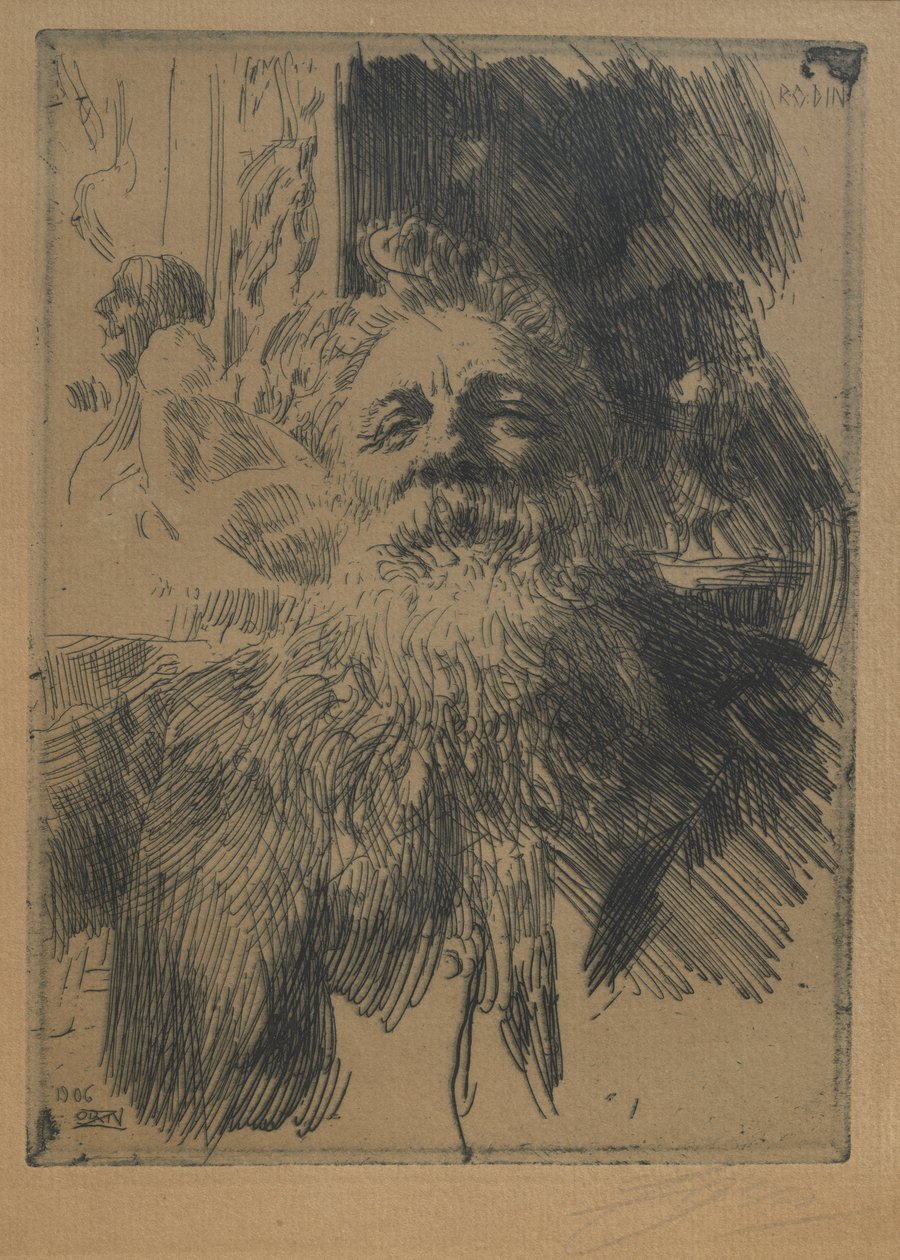 August Rodin door Anders Leonard Zorn