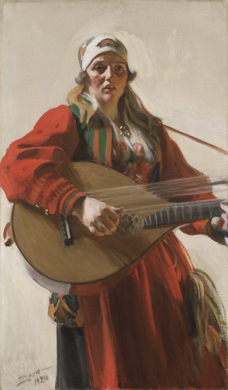 Huiselijke deuntjes, 1920 door Anders Leonard Zorn