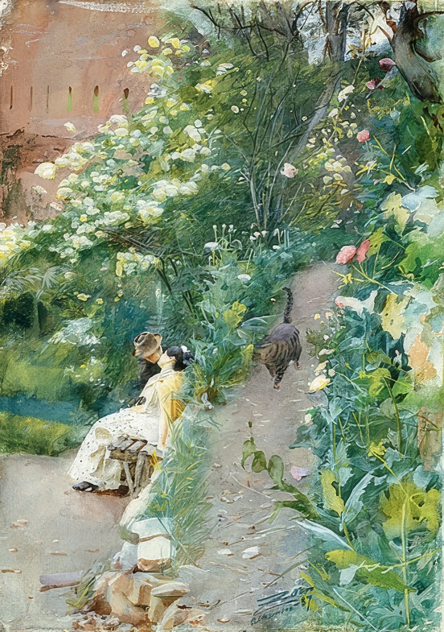 In de tuin van het Alhambra door Anders Leonard Zorn