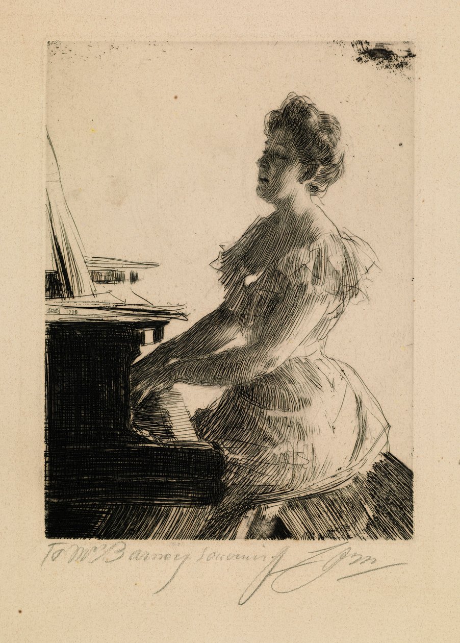 Mary Hardin door Anders Leonard Zorn